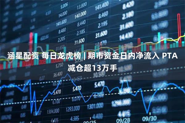 涵星配资 每日龙虎榜 | 期市资金日内净流入 PTA减仓超13万手